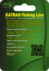 Bereit für anspruchsvolle Situationen: ASPID 9 Coated Braided Hook Links von Katran, 25 Pfund stark, 10 Meter lang.